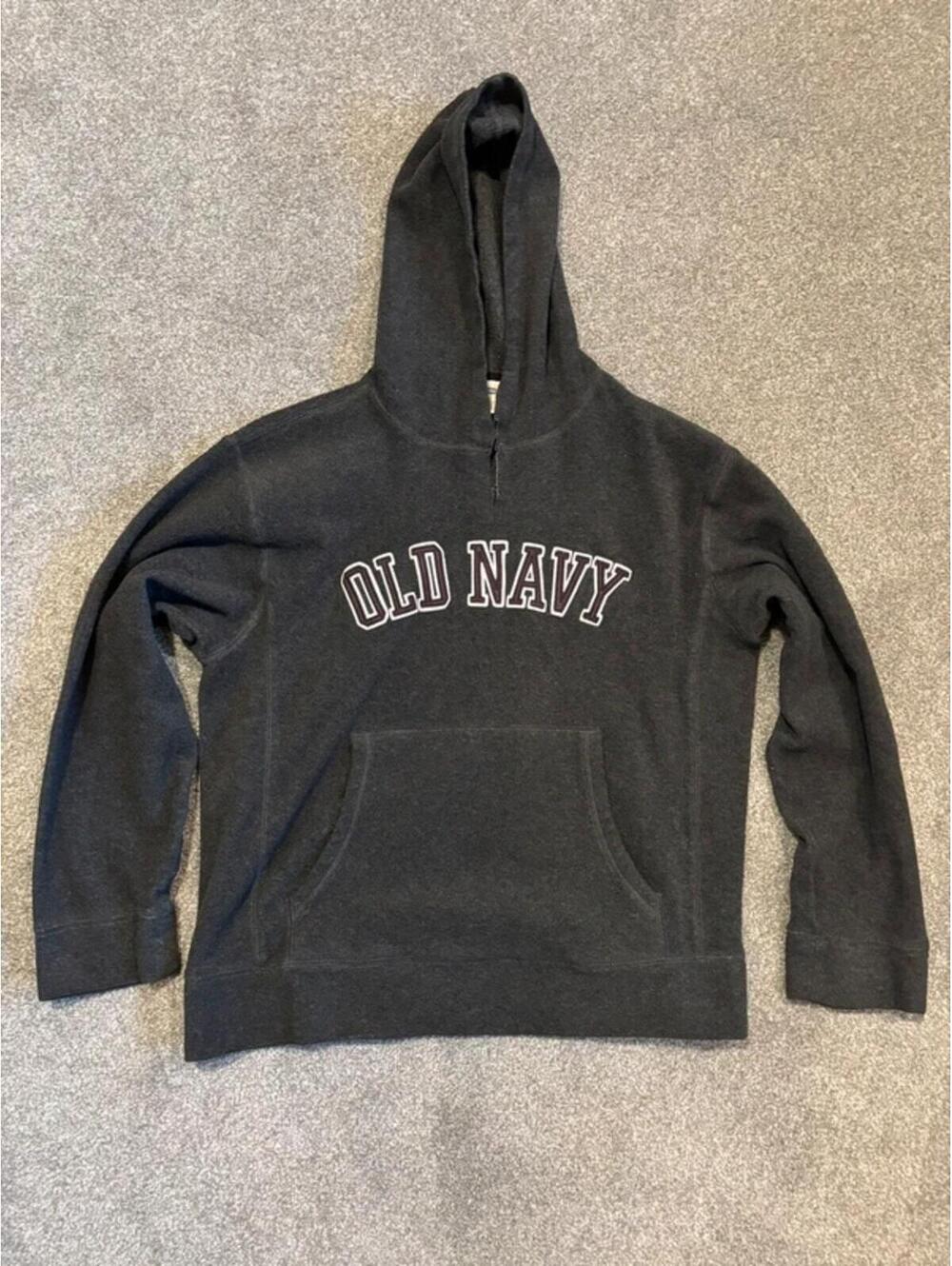 Vintage (2003!) women’s Old Navy gray fleece hoodie